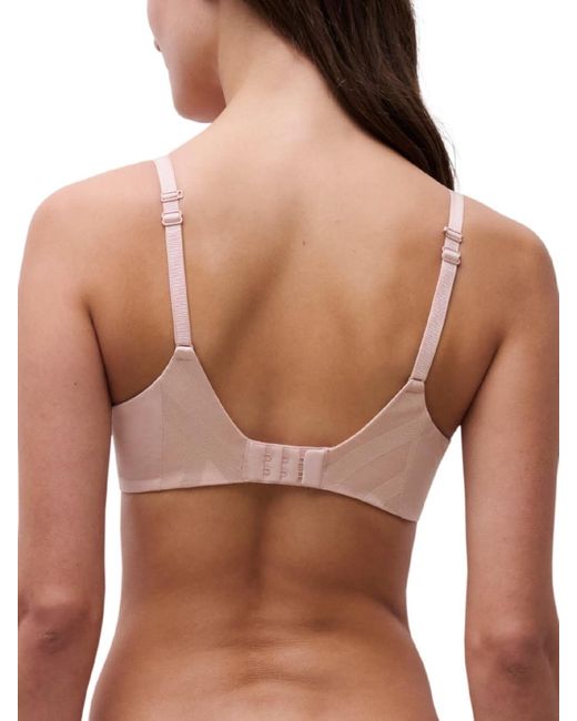 Chantelle Brown Glaze Plunge T-Shirt Bra