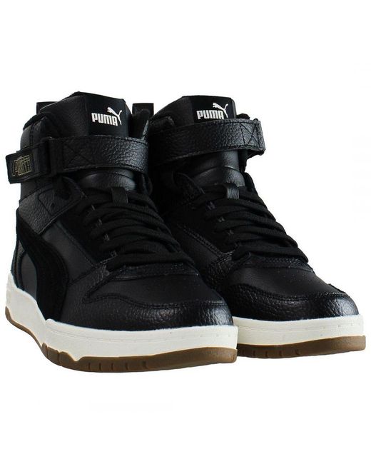 PUMA Black Rbd Game Trainers Leather (Archived) for men
