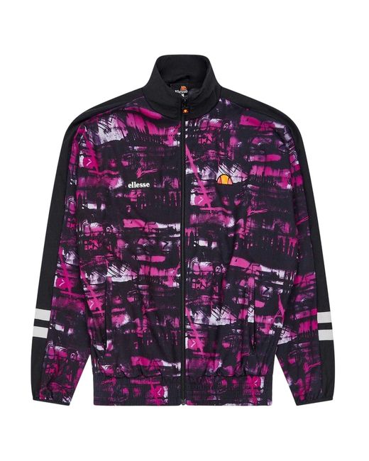 Ellesse Purple Ladies Boulevard Fleece Funnel Neck Track Jacket