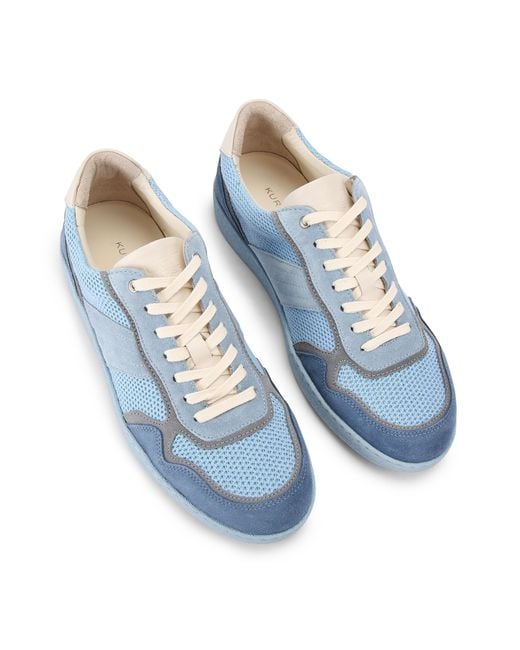Kurt Geiger Blue Leather Lloyd 2 Sneakers for men