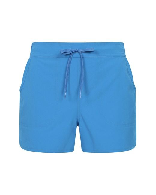 Mountain Warehouse Blue Boardshorts Uv Protection Quick Dry Summer Swimming Trunks