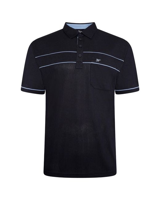 Forge Blue Plus Size Polo Shirt for men
