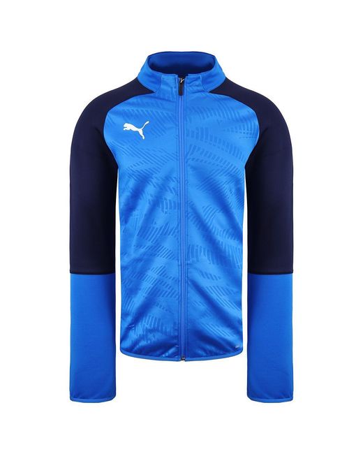 PUMA Blue Long Sleeve Zip Up Track Jacket 656193 02 for men