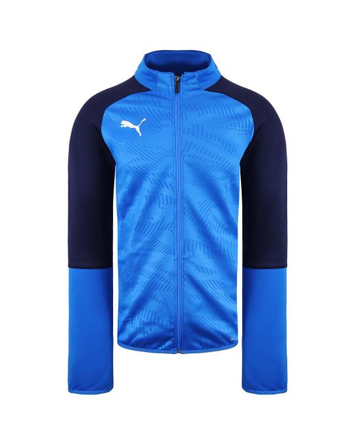 PUMA Blue Long Sleeve Zip Up Track Jacket 656193 02 for men