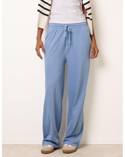 Blue Vanilla Blue Elastic Waist Trousers