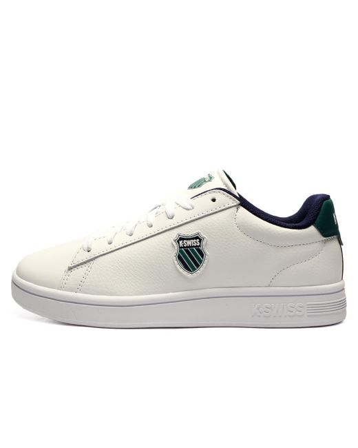 K-swiss Black Court Shield Ii Leather Trainers for men