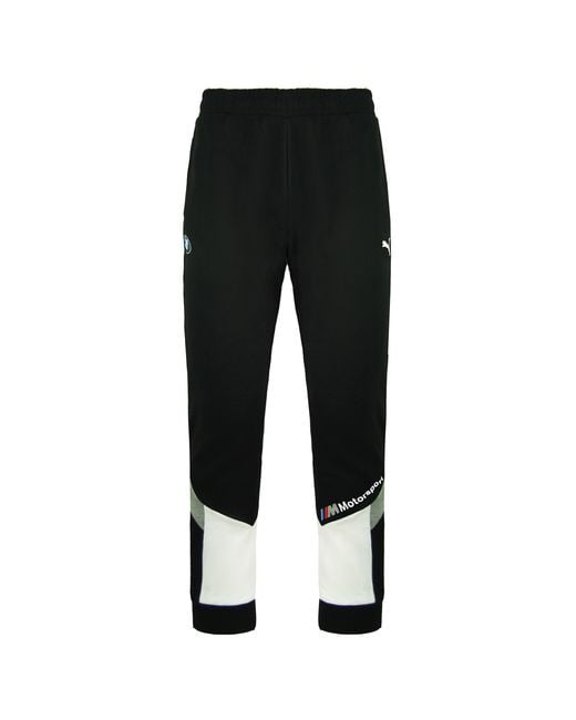 PUMA Black X Bmw Motorsport Stretch Waist Slim Fit Joggers 597995 01 Cotton for men