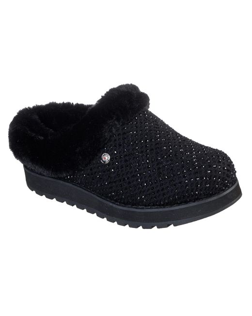 Skechers Black Keepsakes Lounge Glam Slip On ’S Shoes