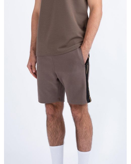Luke 1977 Brown Kings Vintage Trim Sweat Shorts for men