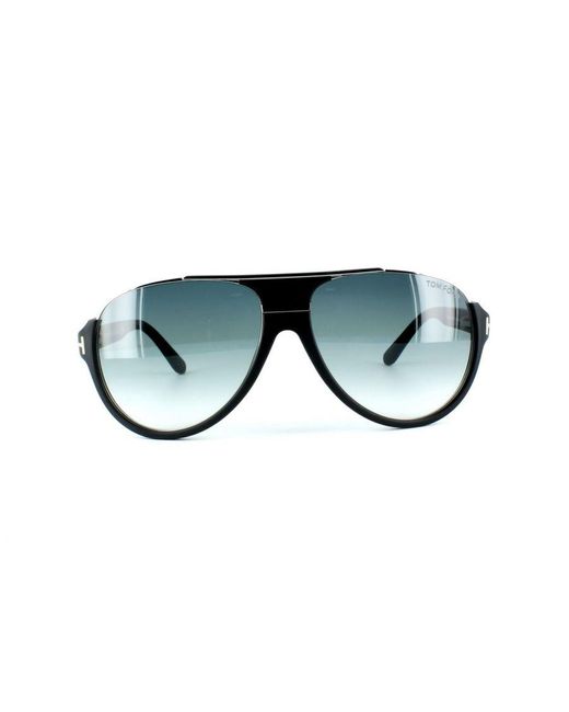 Tom Ford Blue Sunglasses 0334 Dimitry 02W Matt Gradient Metal for men