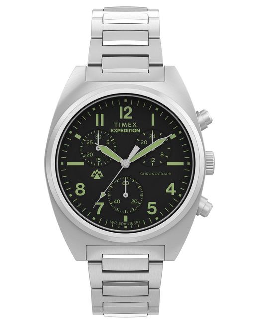 Timex Metallic Expedition North Capstone Watch Tw2Y61200 Stainless Steel for men