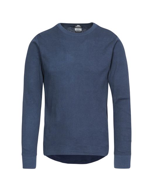 Trespass Blue Adults Unify Thermal Base Layer Top