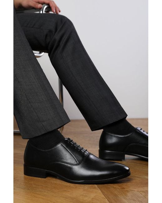 Where's That From Black Wheres 'Michael' Oxford Lace Up Work Dress Shoes for men
