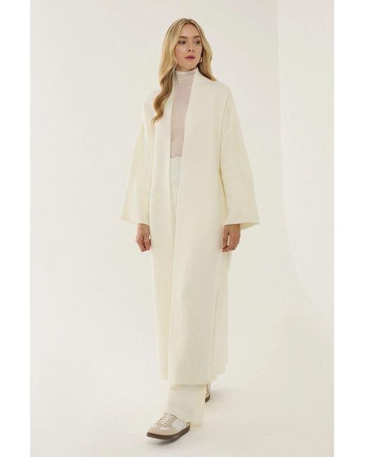 Hiccup Natural Oversized Long Cardigan