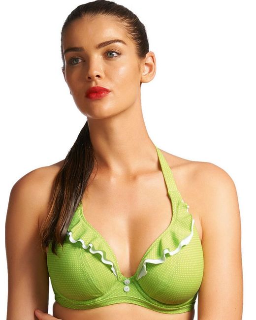 Freya Green Cherish Halterneck Bikini Top