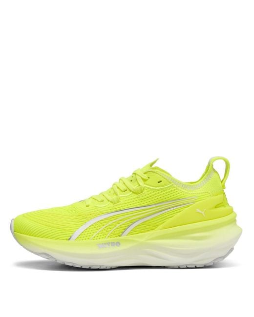 PUMA Yellow Foreverrun Nitro 2 Wn Road Running Shoes