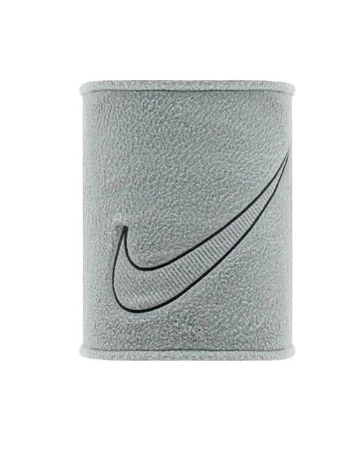 Nike Gray Fleece Ergonomic Neck Warmer