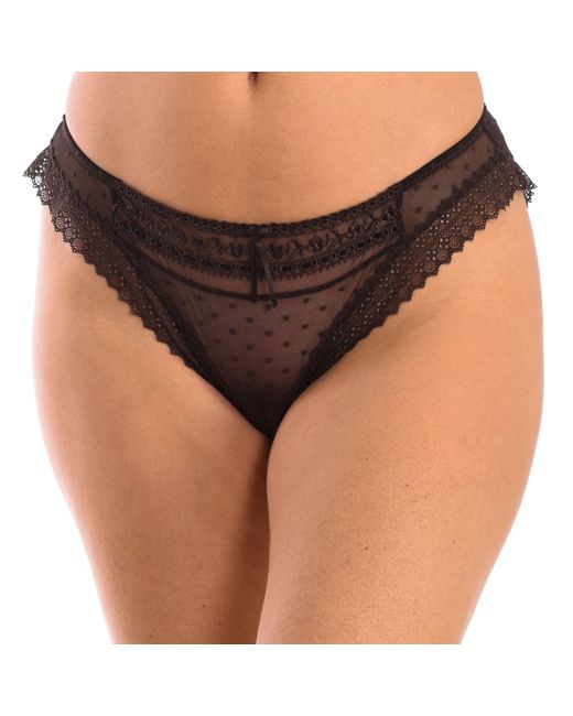 Selene Black Casandra Lace Panties