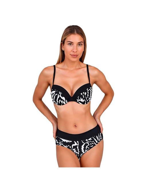 Teleno Black Bikini With Cups And Underwire Tegb0354B