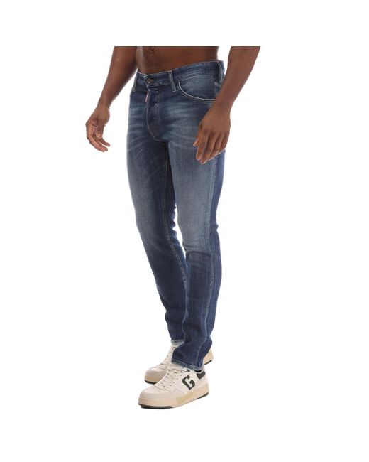 DSquared² Blue Cool Guy Regular-fit Jeans for men