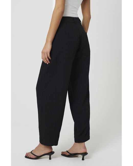 Brave Soul Black Tailored Straight Leg Trousers