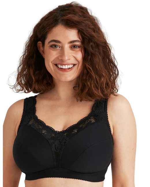 Miss Mary Of Sweden Black 2133 Sense Non Wired Bra