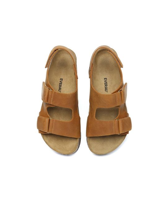 EverAu Australia Brown Ever Au Yelena Sandals With Sole