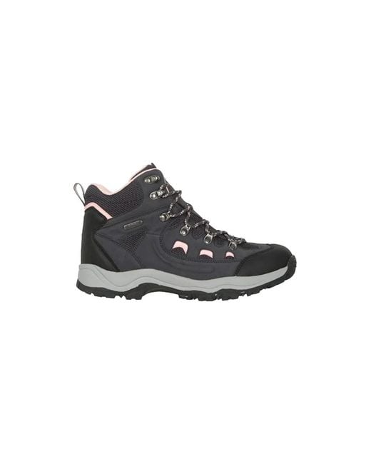 Mountain Warehouse Black Ladies Adventurer Waterproof Walking Boots (Dark)