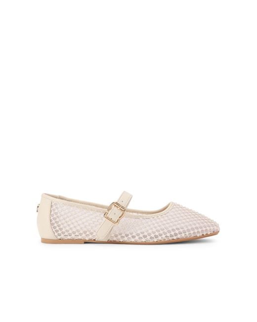 KG by Kurt Geiger Natural Nina Mesh Ballet Flats