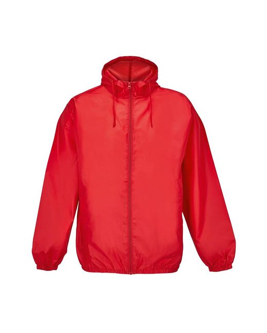 Sol's Red Adult Shield Windproof Jacket