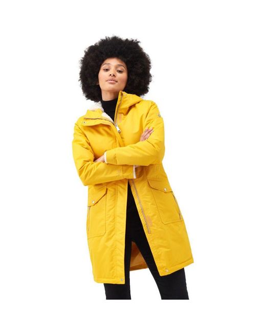 Regatta Yellow Romine Waterproof Breathable Parka Coat
