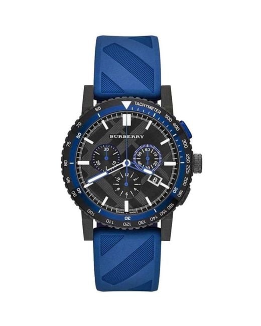 Burberry Blue Bu9807 The City Chronograph Watch for men