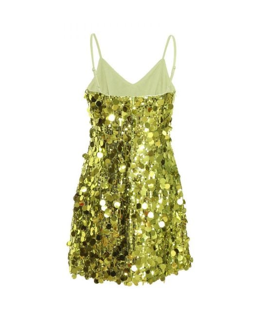 Quiz Green Lime Sequin Bodycon Dress