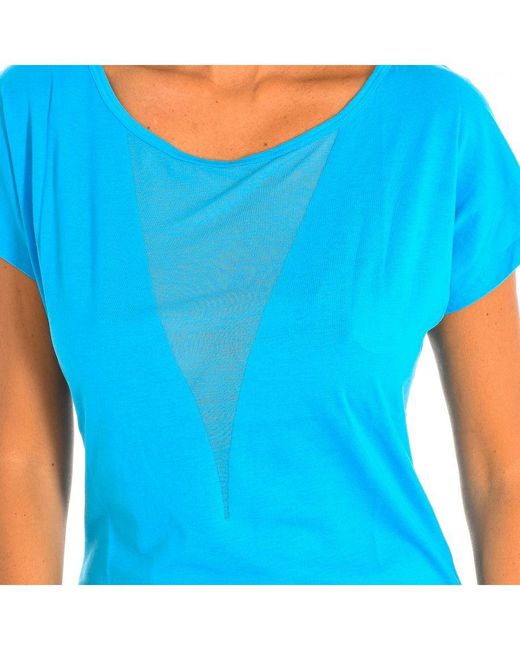 Zumba Blue Sports T-Shirt With Sleeves Z1T00683