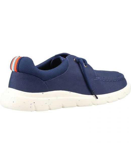 Sperry Top-Sider Blue Capt Launch Moc Seacycled Uppers Lace-Up Shoes for men