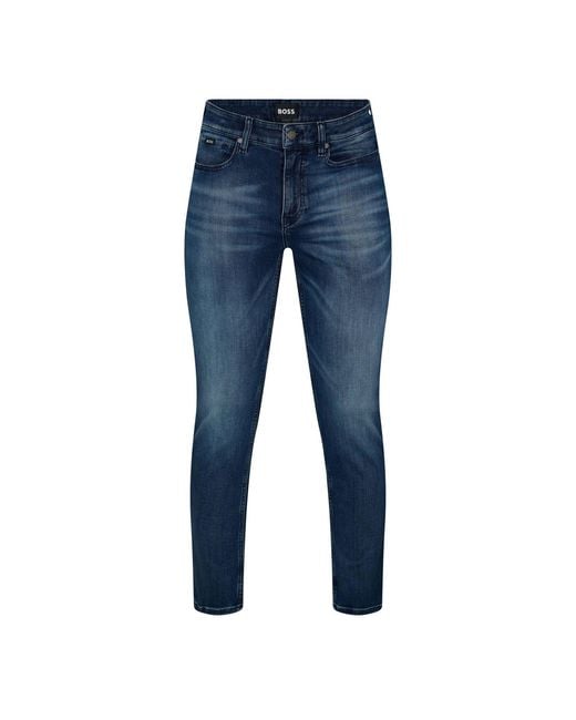 Boss Blue Delaware 10263151 02 Slim Fit Jeans for men