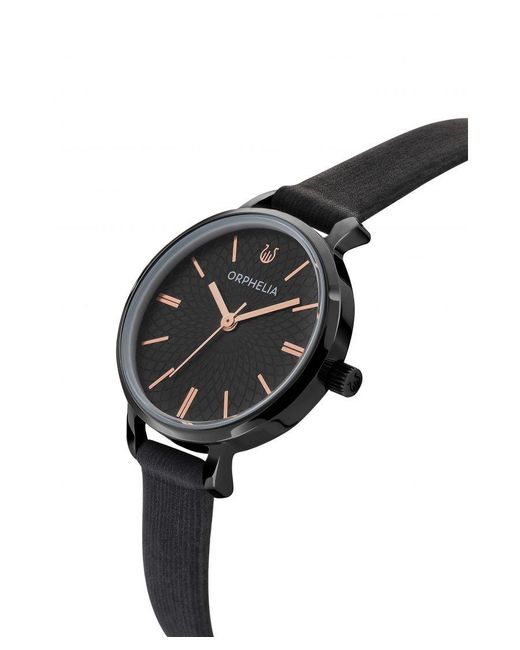 Orphelia Black Pixi Watch Or11902 Leather (Archived)