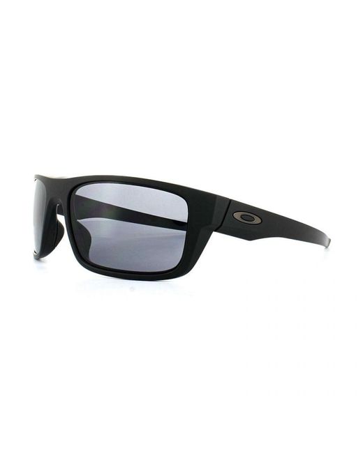Oakley Gray Sunglasses Drop Point Oo9367-01 Matt for men