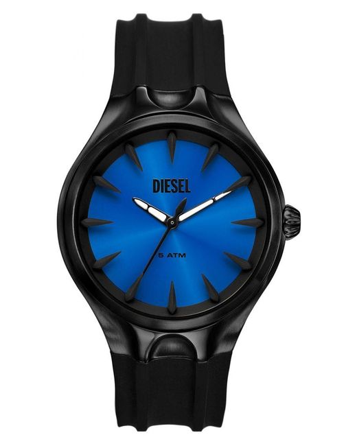 DIESEL Black Streamline Watch Dz2203 Silicone for men