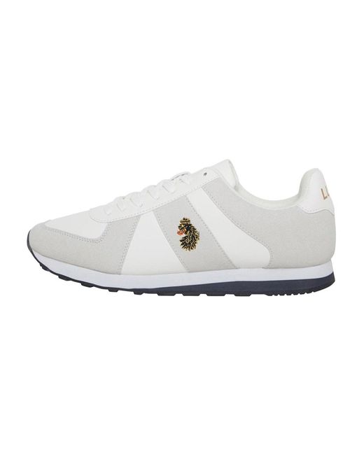 Luke 1977 White Fach Trainers for men