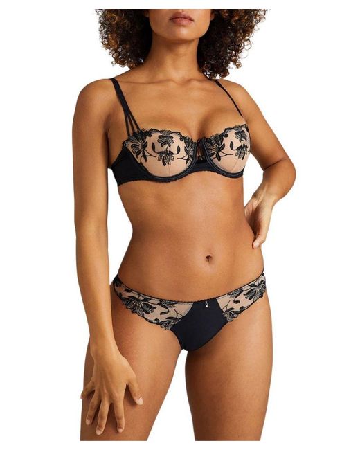 Aubade Black Lovessence Half Cup Bra