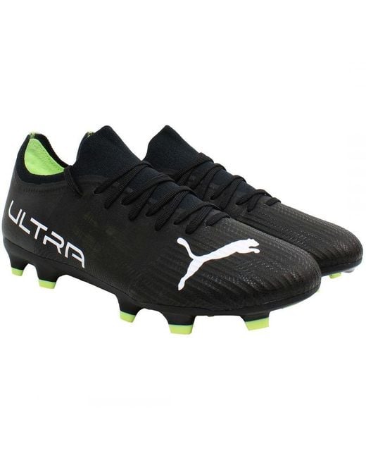 PUMA Black Ultra 3.4 Fg/Ag Football Boots for men