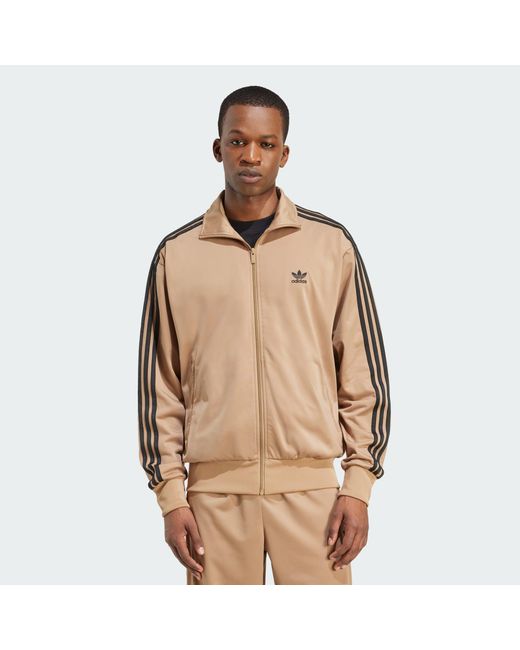 Adidas Originals Natural Adicolor Classics Firebird Track Top for men