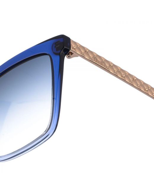 Liu Jo Blue Square Shaped Acetate Sunglasses Lj753S