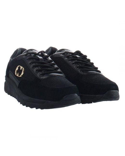 Criminal Damage Black Chase Trainers for men