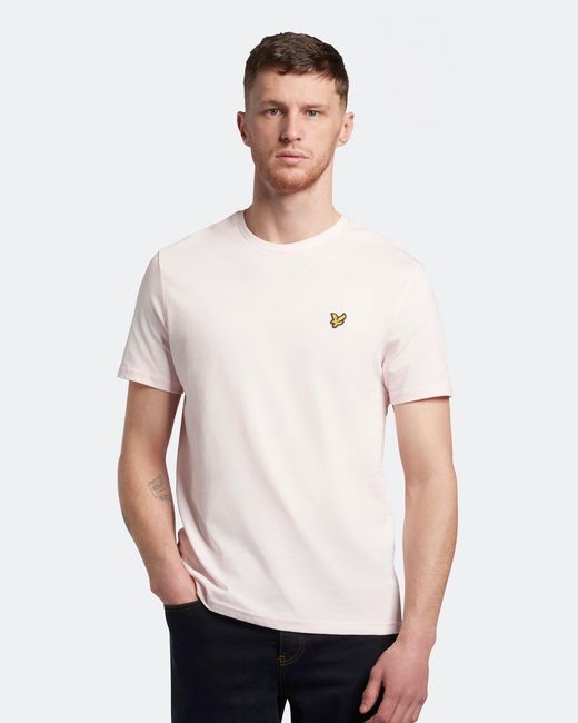 Lyle & Scott White Plain T-Shirt for men