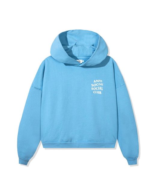 ANTI SOCIAL SOCIAL CLUB Blue Anti Social Club Assc Cozy Oversized Hoodie