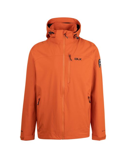 DLX Orange Montgomery Dlx Waterproof Jacket (Burnt) for men