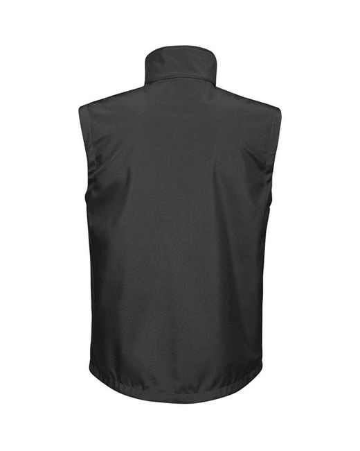 Regatta Black Octagon Ii Printable Soft Shell Bodywarmer for men