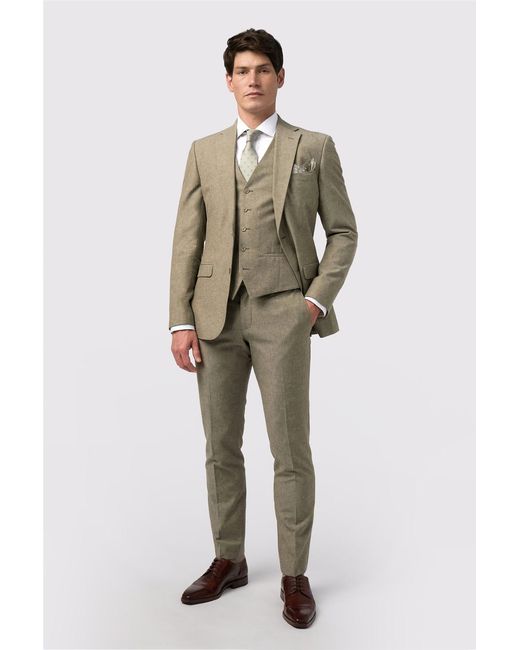 Alexandre Silver Label Green Single Breasted Long Sleeve Two Button Tailored Suit Jacket for men